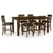 Ralene Medium Brown 78" Extendable Rectangular Counter Height Dining Table