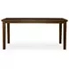 Ralene Medium Brown 78" Extendable Rectangular Counter Height Dining Table