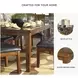 Ralene Medium Brown Rectangular Butterfly Extendable Dining Table