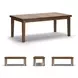 Ralene Medium Brown Rectangular Butterfly Extendable Dining Table