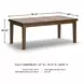 Ralene Medium Brown Rectangular Butterfly Extendable Dining Table