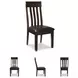 Haddigan Dark Brown Dining Upholstered Side Chair Set Of 2