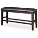 Haddigan Dark Brown Extendable Rectangular Counter Height Dining Room Set