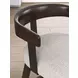 Haddigan Gray Upholstered Swivel Bar Stool Set of 2