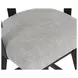 Haddigan Gray Upholstered Swivel Bar Stool Set of 2
