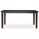 Haddigan Dark Brown Extendable Rectangular Counter Height Dining Room Set