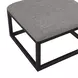 Yukon Brown Rectangular Nesting Coffee Table with 2 Stools