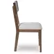 Lyncott Brown Triangular Dining Room Set
