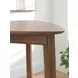 Lyncott Brown 35" Triangular Dining Table