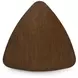Lyncott Brown 35" Triangular Dining Table