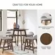 Lyncott Light Gray Bar Stool Set of 2