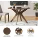Lyncott Medium Brown Round Dining Table