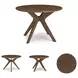 Lyncott Medium Brown Round Dining Table