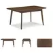 Lyncott Medium Brown Extendable Rectangular Dining Table