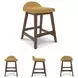Lyncott Mustard Counter Height Stool Set of 2