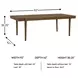 Lyncott Medium Brown Extendable Dining Table