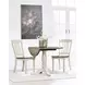 Mellintine Antique White and Brown Side Chair Set of 2
