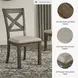Moriville Beige Upholstered Side Chair Set of 2