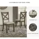 Moriville Beige Upholstered Side Chair Set of 2