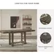 Moriville Grayish Brown Extendable Counter Height Dining Table