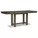 Moriville Grayish Brown Extendable Counter Height Dining Table