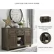 Moriville Grayish Brown Server