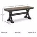Wildenauer Brown And Black Bench