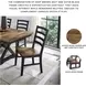 Wildenauer Brown And Black Side Chair Set Of 2