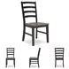 Wildenauer Brown And Black Side Chair Set Of 2