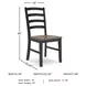 Wildenauer Brown And Black Side Chair Set Of 2