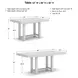 Robbinsdale Antique White Extendable Counter Height Dining Table