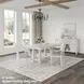 Robbinsdale Antique White Rectangular Extendable Dining Table