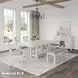 Robbinsdale Antique White Rectangular Extendable Dining Table