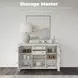 Robbinsdale Antique White Server