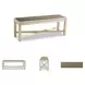 Bolanburg Two-tone Large Upholstered Dining Bench