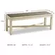 Bolanburg Two-tone Large Upholstered Dining Bench