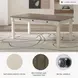 Bolanburg White and Gray Rectangular Dining Table