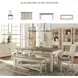 Bolanburg White and Gray Rectangular Dining Table