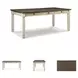Bolanburg White and Gray Rectangular Dining Table