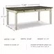 Bolanburg White and Gray Rectangular Dining Table