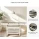 Bolanburg White and Gray Rectangular Counter Height Dining Table