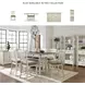Bolanburg White and Gray Rectangular Counter Height Dining Table