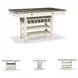 Bolanburg White and Gray Rectangular Counter Height Dining Table