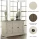 Bolanburg White and Gray Dining Server