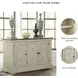 Bolanburg White and Gray Dining Server