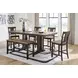 Sharlander Dark Brown 48" Counter Height Dining Bench