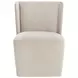 Marbella Piccolo Prosecco Performance Fabric Upholstered Wheeled Dining Chair