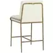 Corvin Geralt Linen Performance Fabric Counter Height Stool