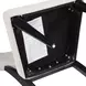 Colvin Black and White Side Chair Set of 2