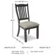 Tyler Creek Black And Gray Upholstered Side Chair Set of 2